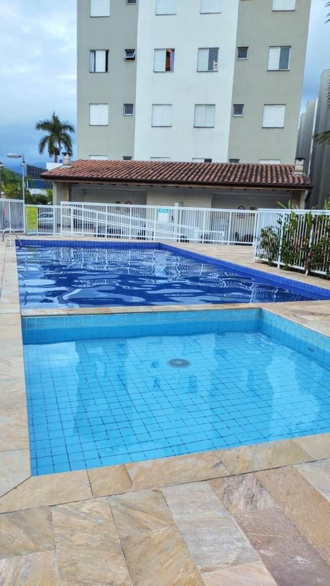 Apartamento Com Piscina Churrasqueira Em Ubatuba Exterior photo
